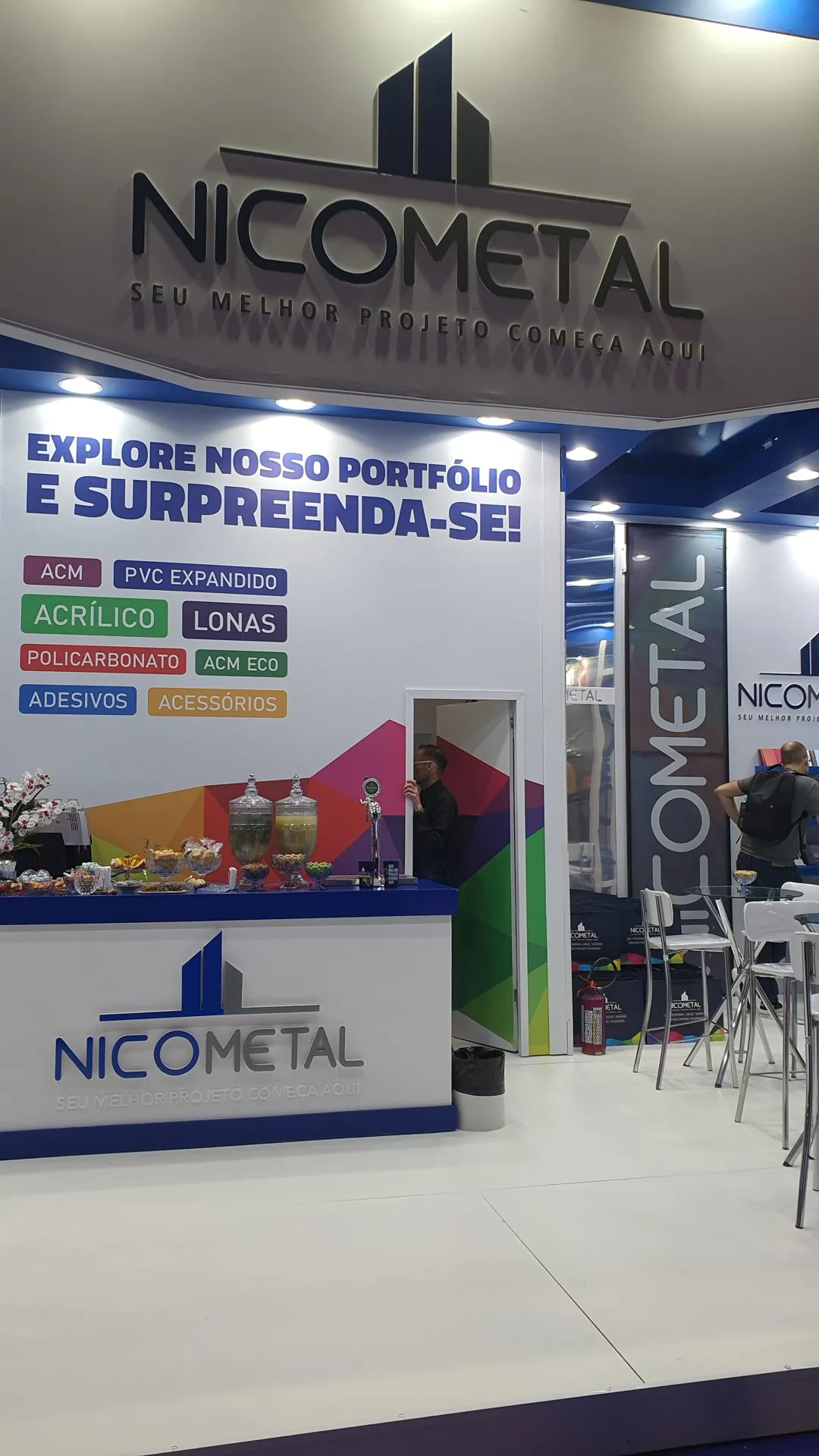 Estande Nicometal em edição anterior da FuturePrint