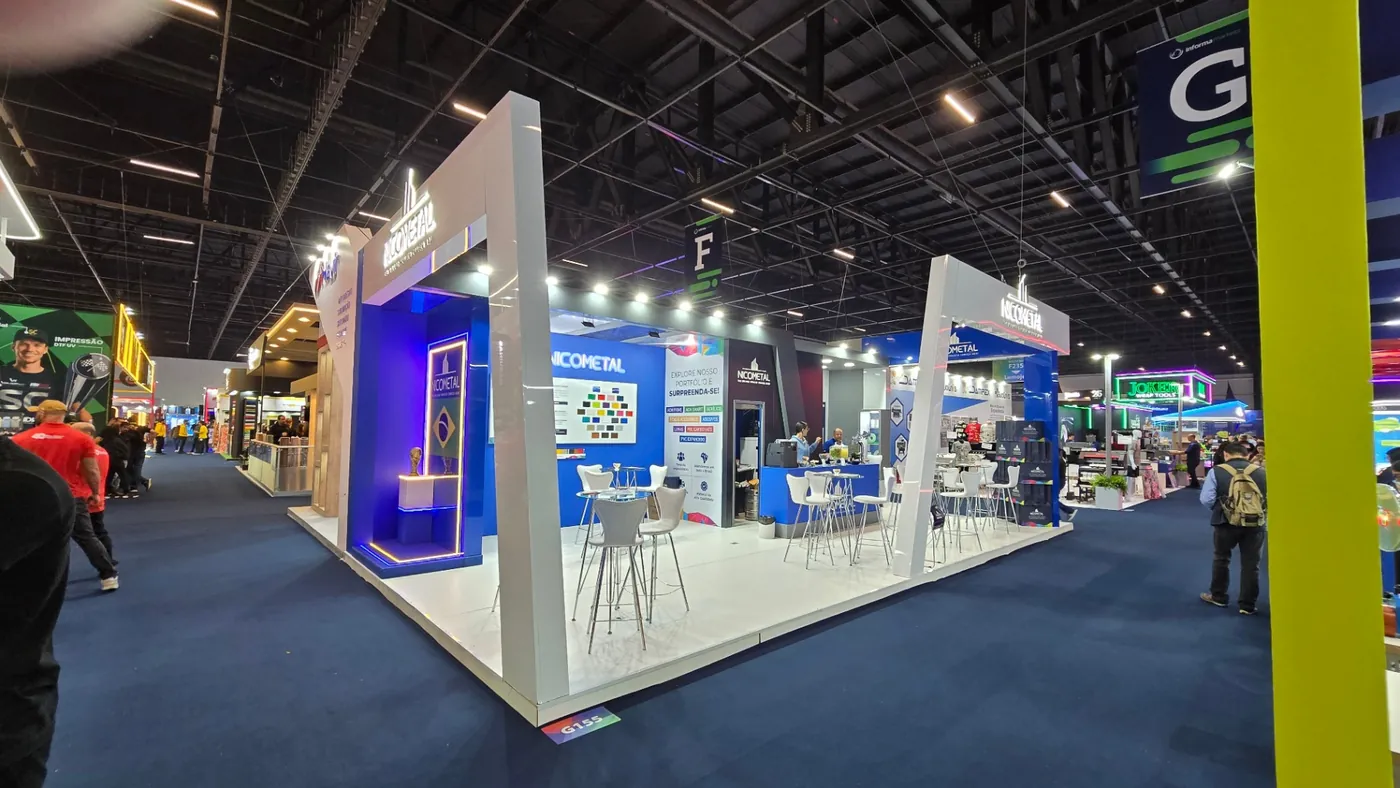 Estande G155 da NICOMETAL na FuturePrint 2026