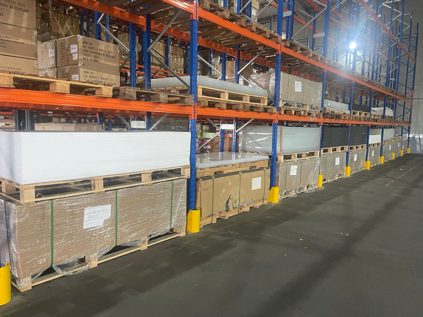 Estoque de materiais - Rack industrial